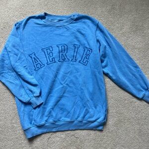 Women’s aerie size small blue sweatshirt no hood